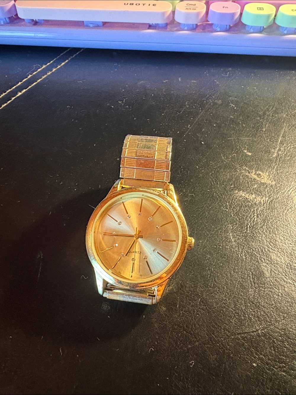 Avon Gold-Tone Women’s Dress Watch